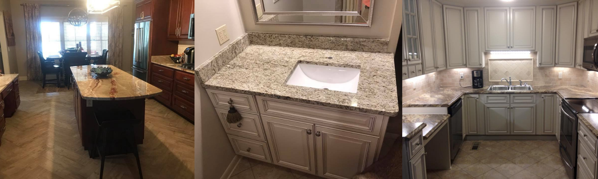 Flooring, Cabinets and Countertops