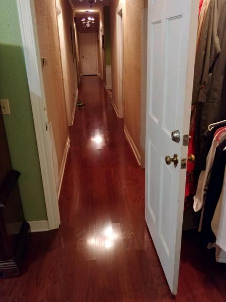 Fewer things add elegance to a home than hardwood flooring as seen in the image above. 