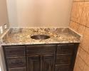 The simple addition of a granite countertop can do wonders for your bathroom! 
